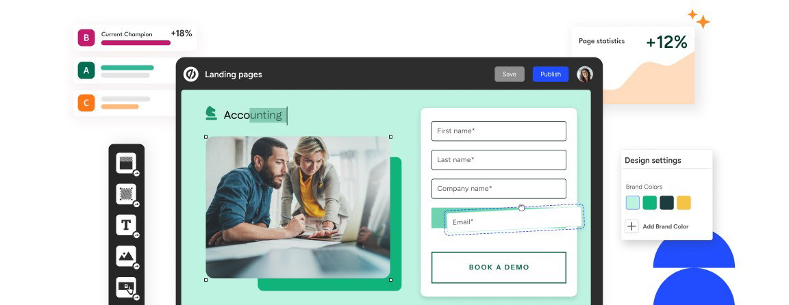 TechDogs-"Unbounce: Best AI Features"-"Screenshot Of Unbounce Dashboard"