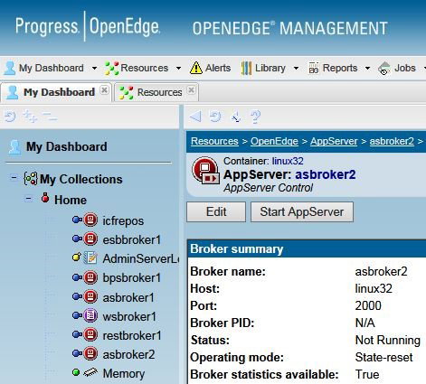 TechDogs-"Progress OpenEdge: Best Value"-"Screenshot Of Progress OpenEdge Dashboard"