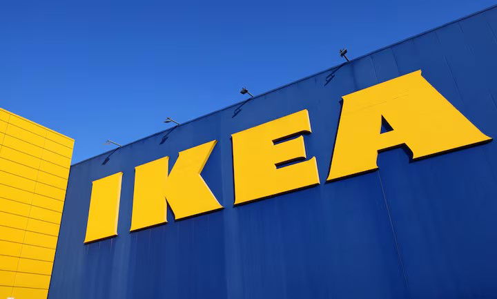 TechDogs-"What Did IKEA’s Ingka Group Reveal?"-"IKEA Store Exterior With Bold Yellow Logo Against Blue Wall"