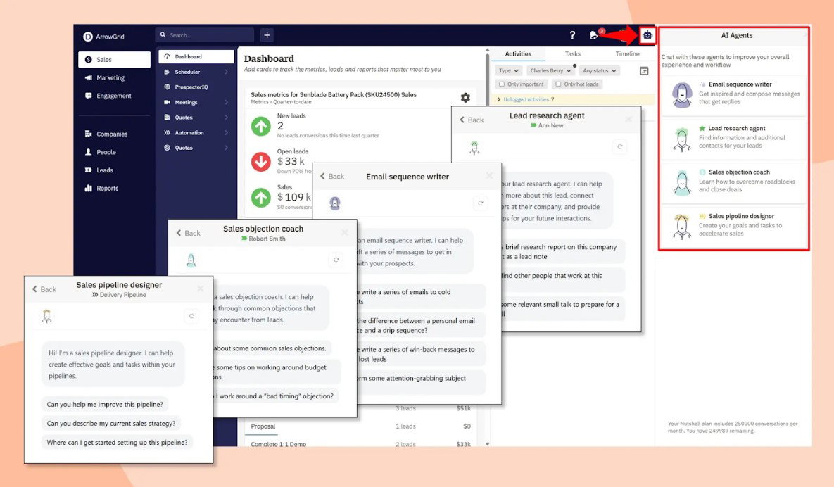 TechDogs-"Nutshell: Best For Integration"-"Nutshell AI Agents Dashboard With Automated Workflows And Pipeline Progress" TechDogs-"Nutshell: Best For Integration"-"Nutshell AI Agents Dashboard With Automated Workflows And Pipeline Progress"