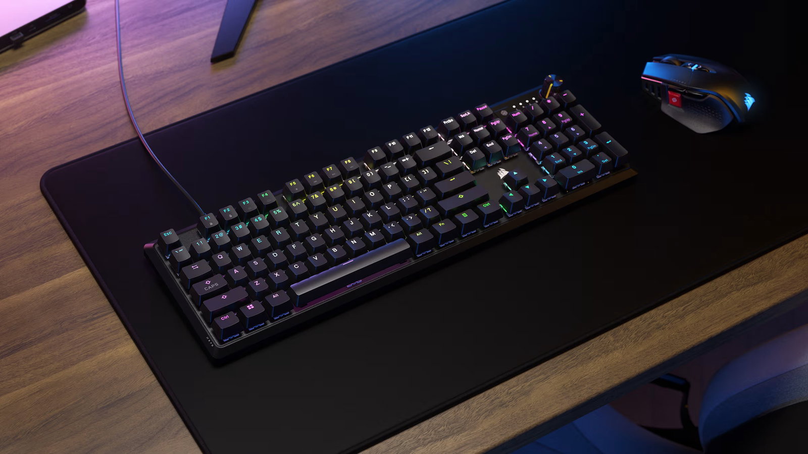 TechDogs-"Corsair K70 CORE"-"An Image Of The Corsair K70 CORE Keyboard"
