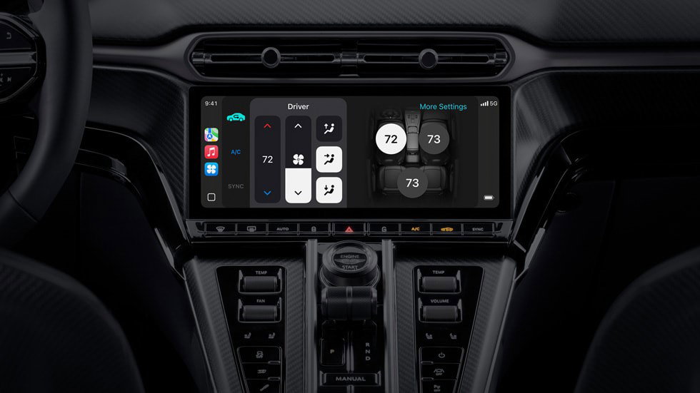 TechDogs-"Does CarPlay Ultra Change The Comparison?"-"Image Showing Apple CarPlay Ultra's Interface"