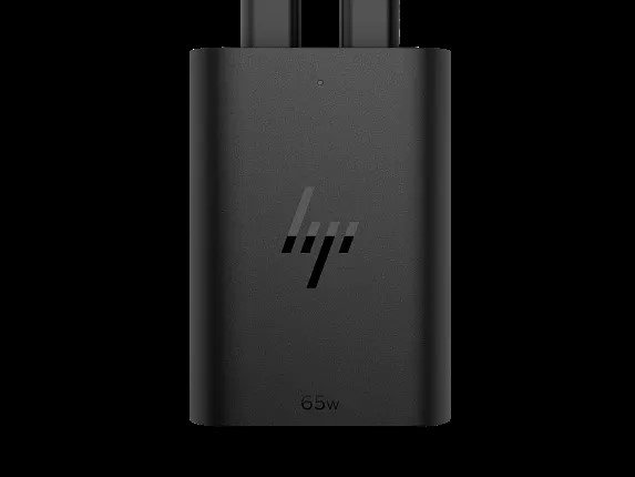 TechDogs-"Image Of HP’s 65W GaN USB-C Laptop Charger"