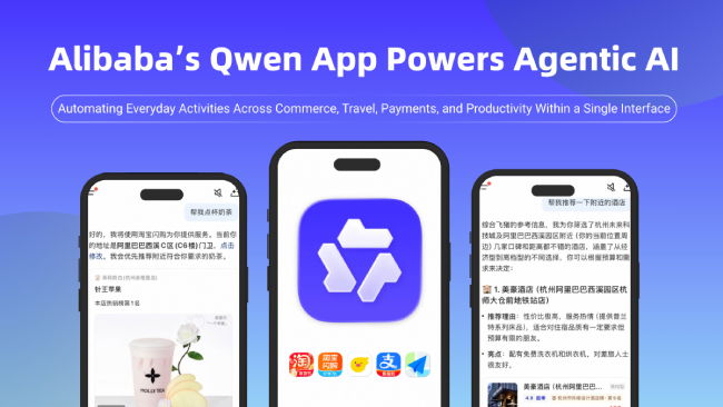 TechDogs: "An Image Showing Alibaba’s Qwen App Travel Food Features"