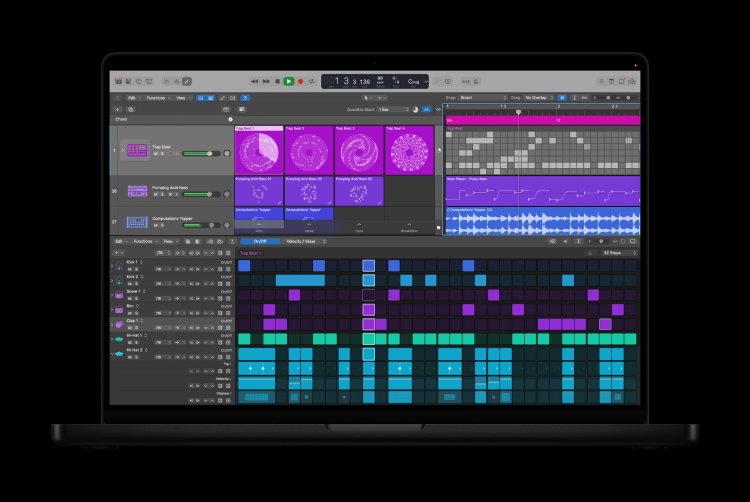 TechDogs - "An Image Showing Music Creation Features In Apple Creator Studio"