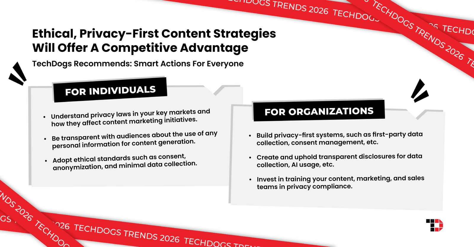 TechDogs-"Trend 2: Ethical, Privacy-First Content Strategies Will Offer A Competitive Advantage"