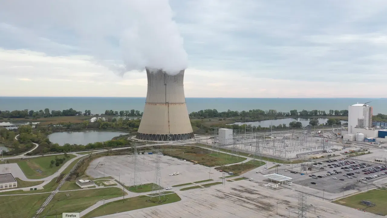 TechDogs-"Vistra’s Davis-Besse Nuclear Reactor in Ohio, one of the facilities supplying clean power for Meta’s AI operations."