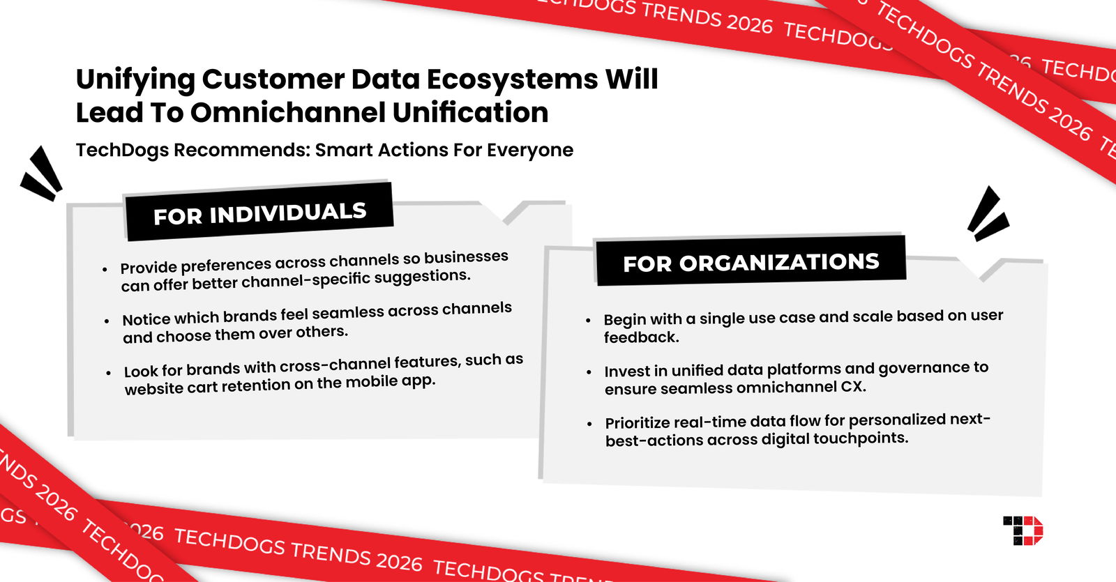 TechDogs-"Trend 4: Unifying Customer Data Ecosystems Will Lead To Omnichannel Unification"