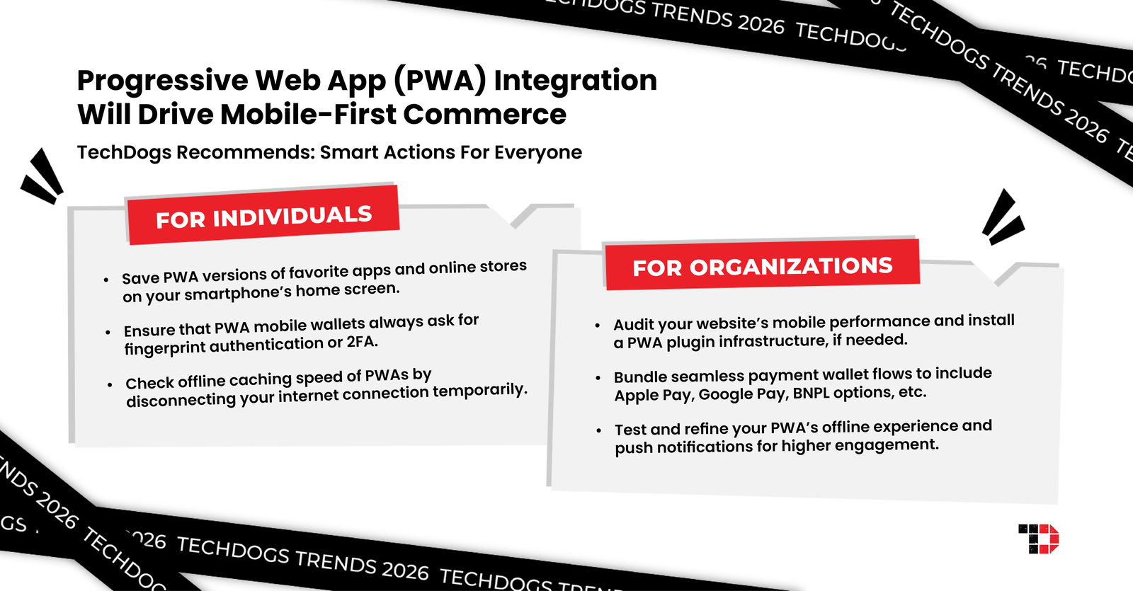 TechDogs-"Trend 3: Progressive Web App (PWA) Integration Will Drive Mobile-First Commerce"