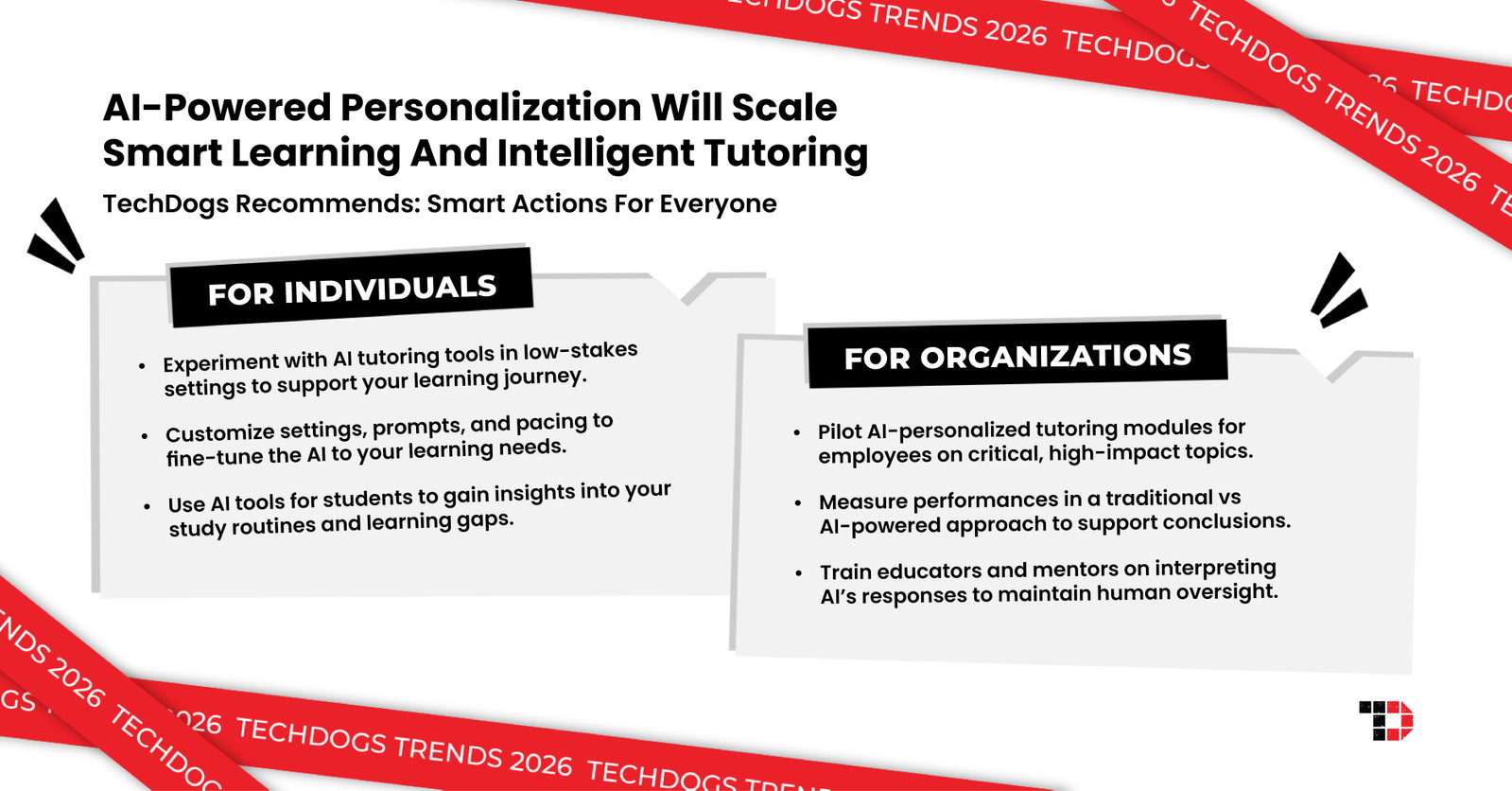 TechDogs-"Trend 4: AI‑Powered Personalization Will Scale Smart Learning And Intelligent Tutoring"