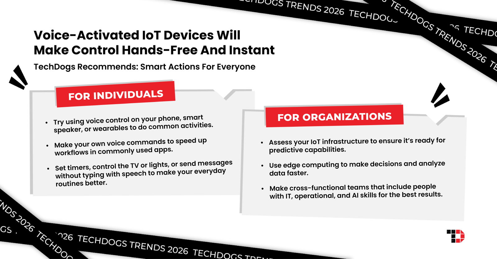 TechDogs-"Trend 1: Voice-Activated IoT Devices Will Make Control Hands-Free And Instant"