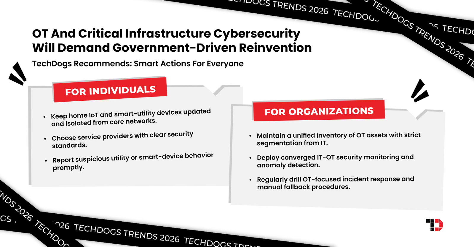 TechDogs-"Trend 5: OT And Critical Infrastructure Cybersecurity Will Demand Government-Driven Reinvention"