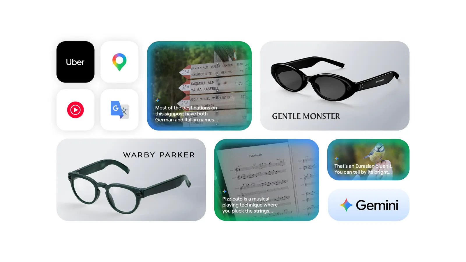 TechDogs-"An Image Depicting The Uses And Capabilities Of Google And Samsung's New Intelligent Eyewear"