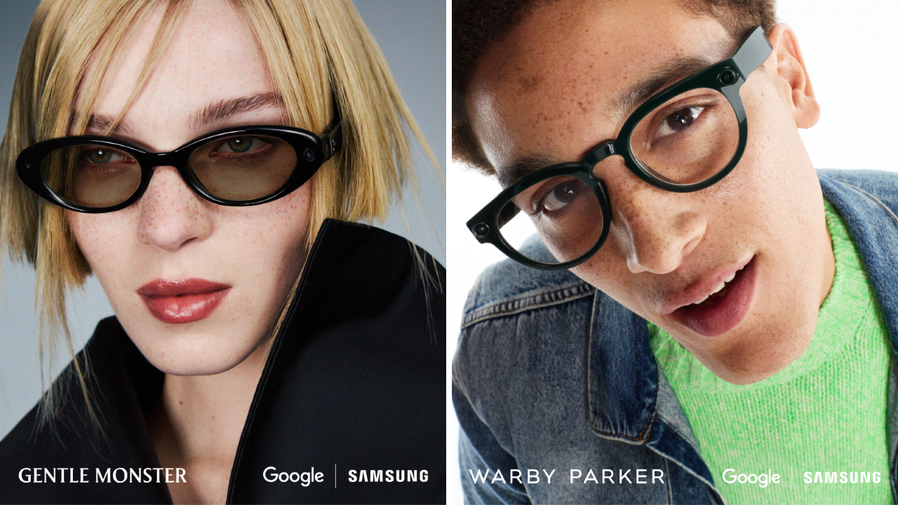 TechDogs-"An Image Of Google And Samsung's New Intelligent Eyewear - Gentle Monster And Warby Parker"
