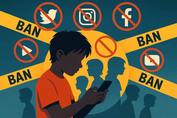 TechDogs - "An Image Showing Teen Social Media Ban"