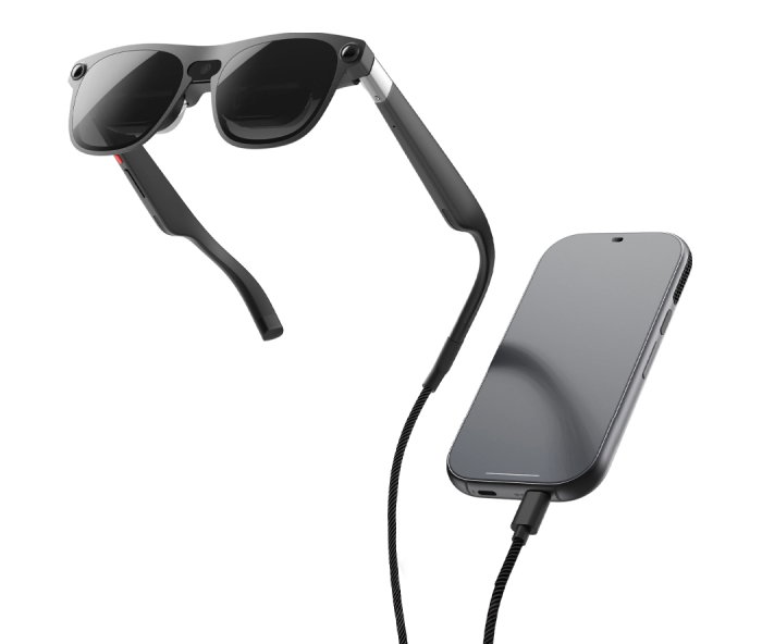 TechDogs - "An Image Showing AURA Android XR Glasses"
