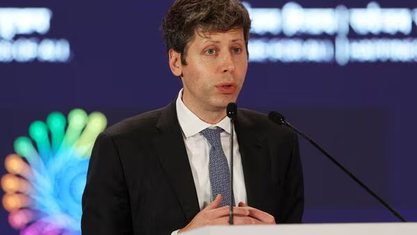 TechDogs - "An Image Of OpenAI CEO Sam Altman Speaking At The India AI Impact Summit 2026"