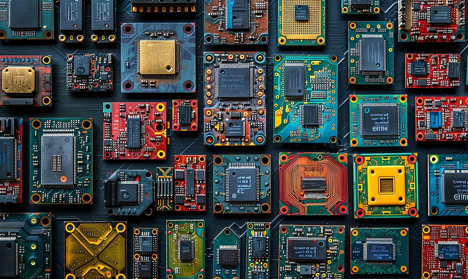 TechDogs-"An Image Of Microchips"