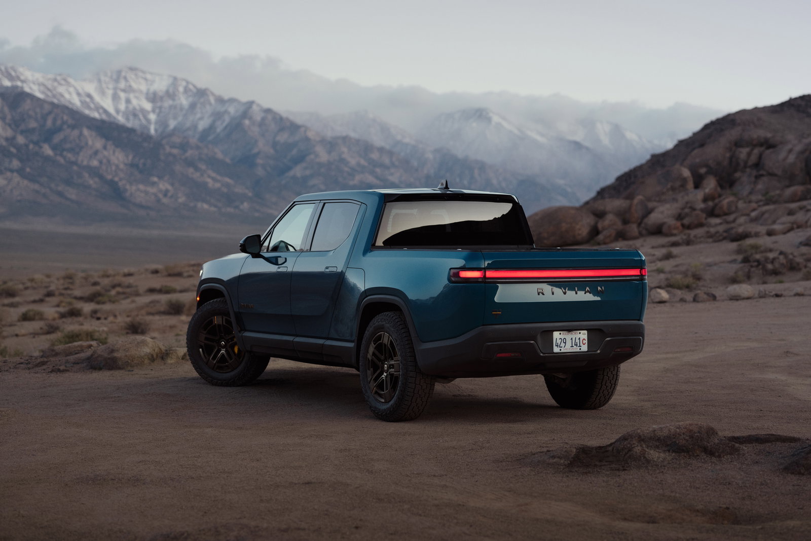TechDogs-"An Image Of A Rivian R1T Vehicle"