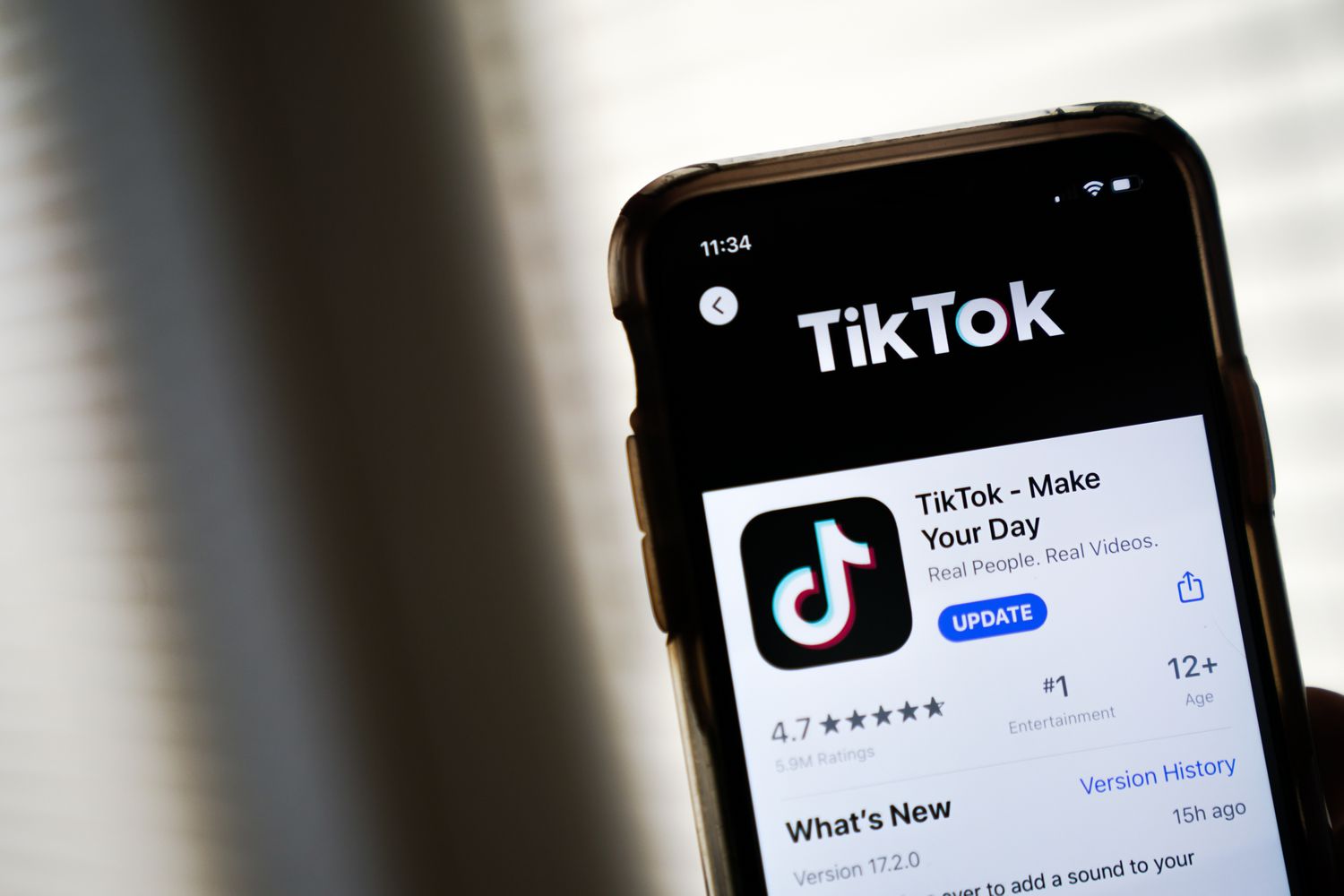 TechDogs-"An Image Of TikTok On A Smartphone"
