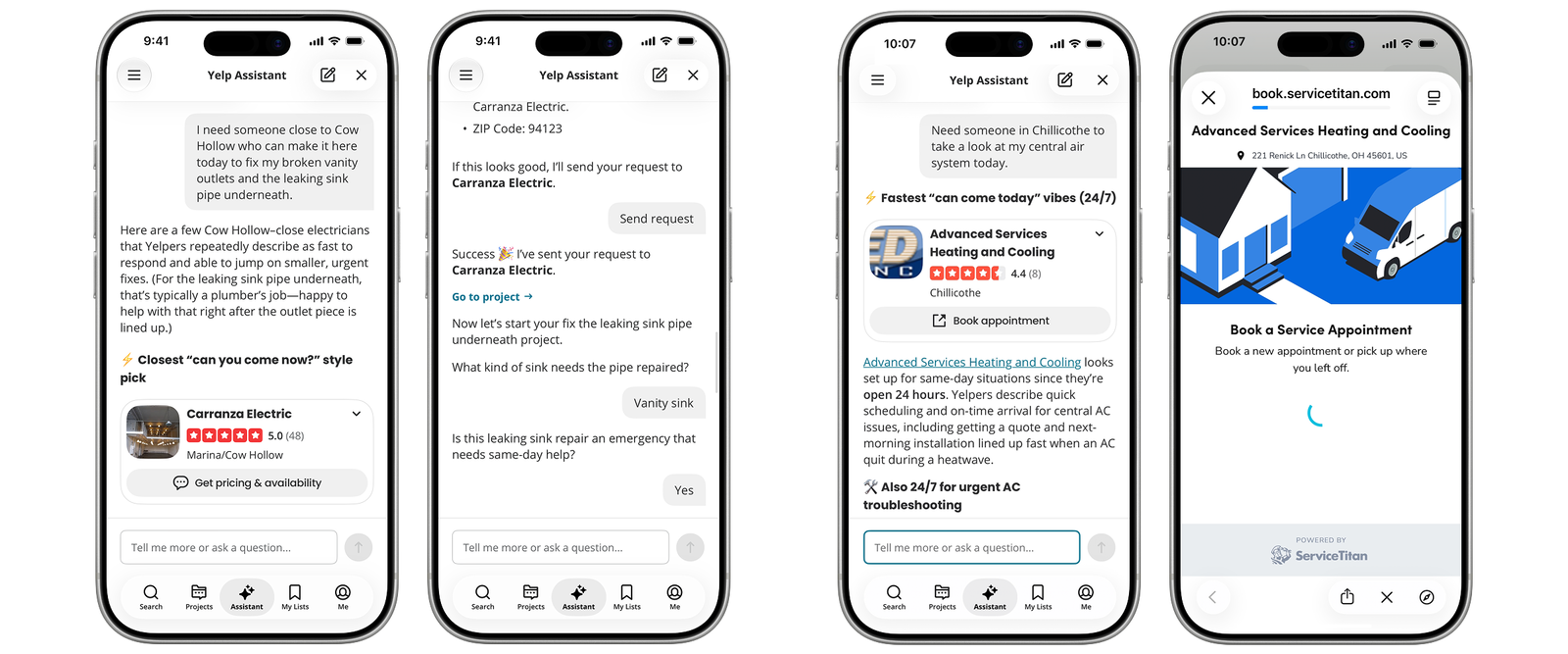 TechDogs-"An Image Of Yelp AI Assistant And New Features Launched At Its Yelp’s 2026 Fall Product Release"