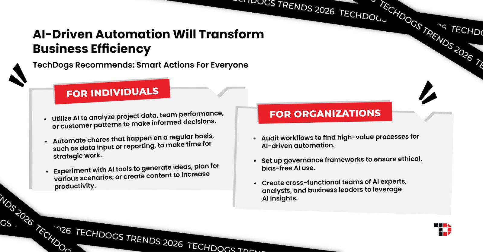TechDogs-"Trend 1: AI-Driven Automation Will Transform Business Efficiency"