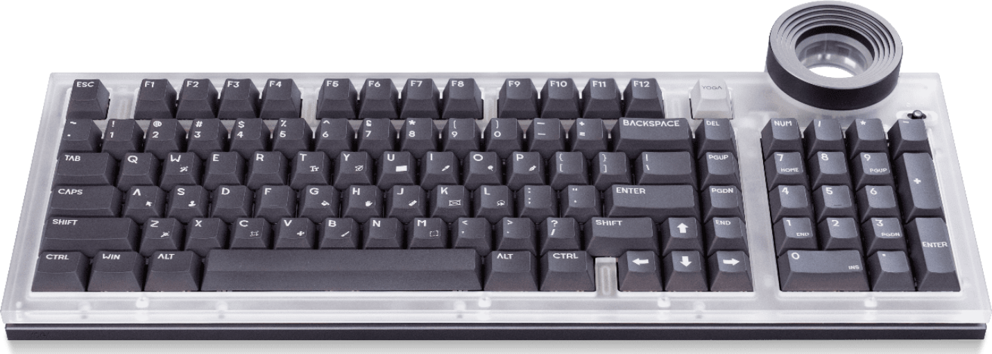 TechDogs-"An Image Of Lenovo Yoga Creative Keyboard AngryMiao Edition"