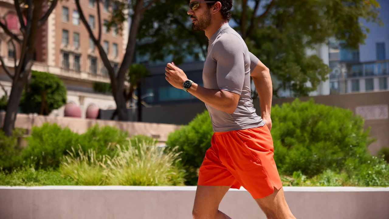 TechDogs-"An Image Showing A Jogging Man Using The Google Pixel Watch 5"