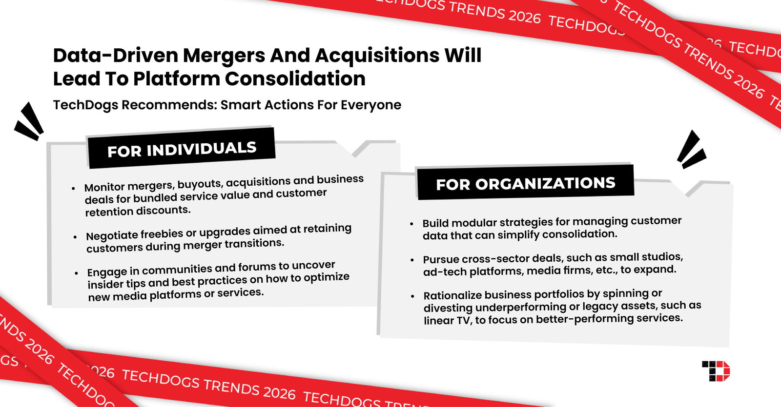 TechDogs-"Trend 4: Data-Driven Mergers And Acquisitions Will Lead To Platform Consolidation"