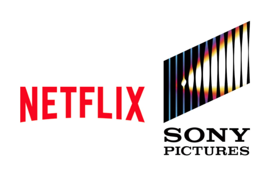 TechDogs-"An Image With The Logos Of Netflix And Sony Pictures Entertainment"