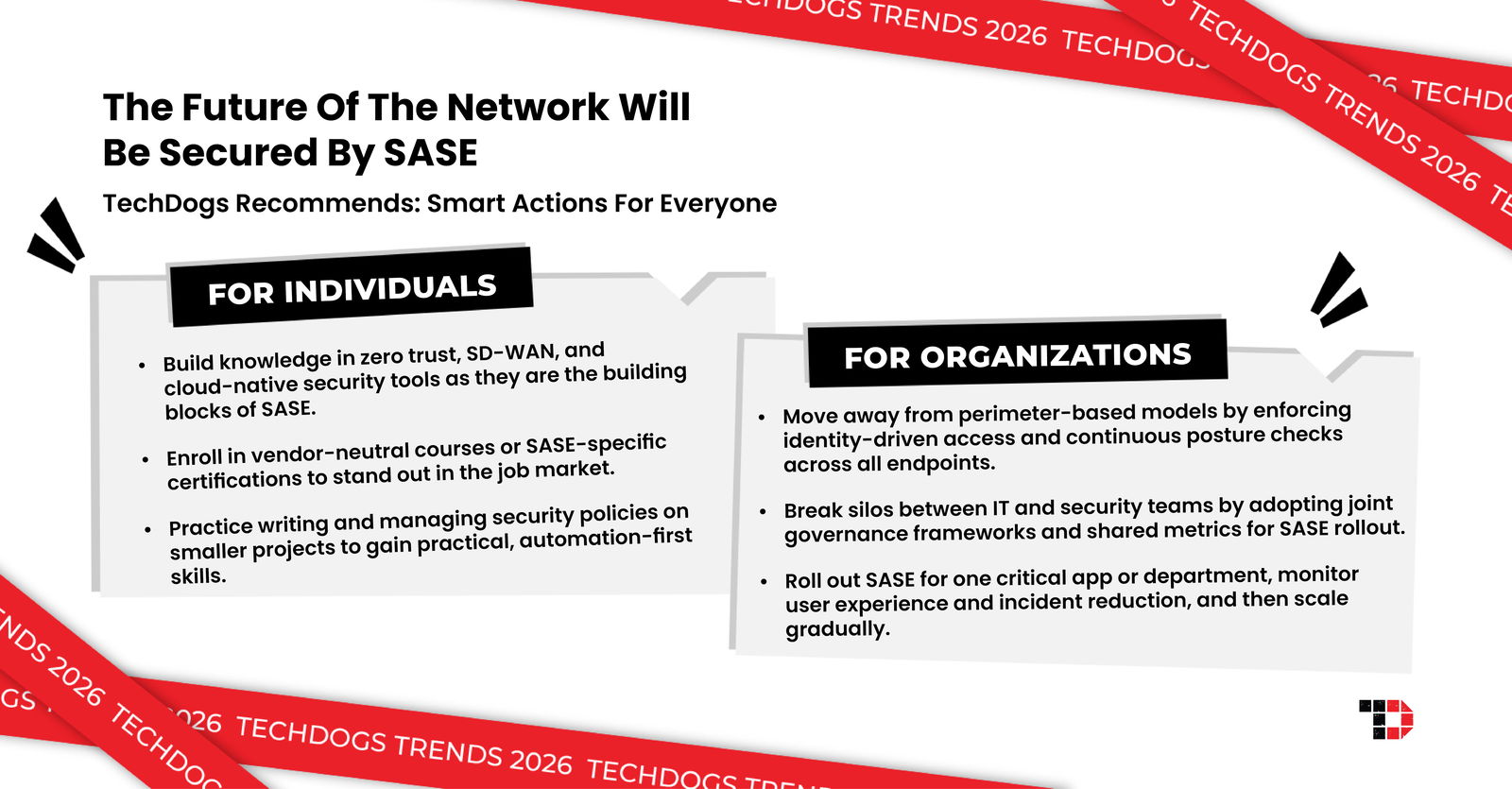 TechDogs-"Trend 4: The Future Of The Network Will Be Secured by SASE"