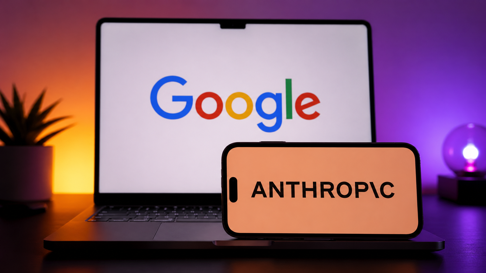 TechDogs-"An Image With The Logos Of Google And Anthropic"