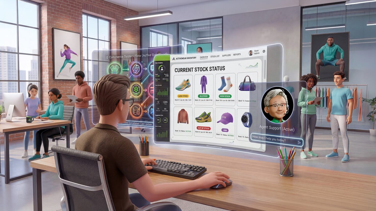 TechDogs-"An Image Depicting The NVIDIA And OpenAI Agentic Commerce Blueprint For Retail"
