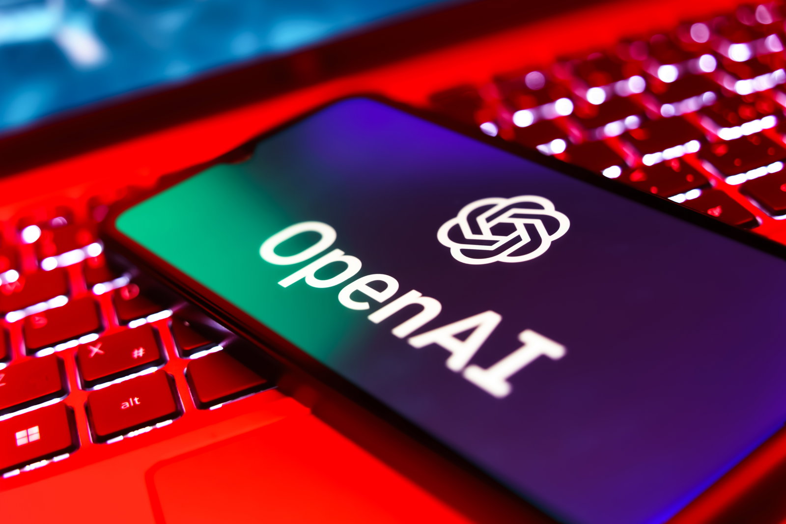 TechDogs-"An Image Of The OpenAI Logo On A Smartphone"