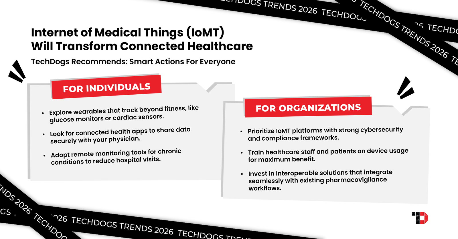 TechDogs-"Trend 1: Internet of Medical Things (IoMT) Will Transform Connected Healthcare"