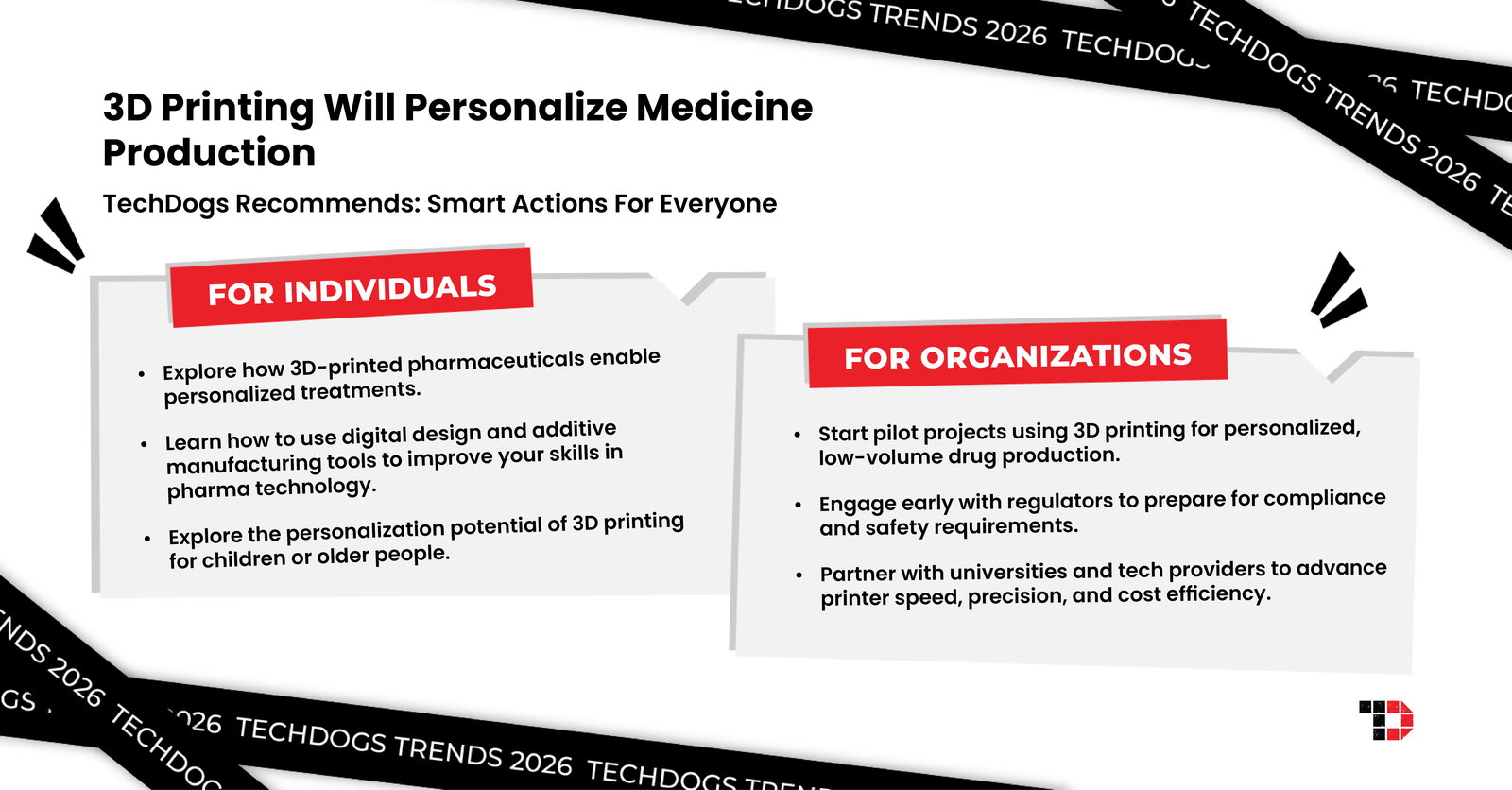 TechDogs-"Trend 3: 3D Printing Will Personalize Medicine Production"