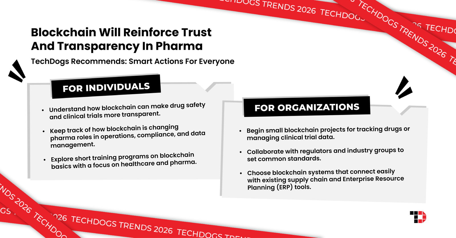 TechDogs-"Trend 4: Blockchain Will Reinforce Trust And Transparency In Pharma"