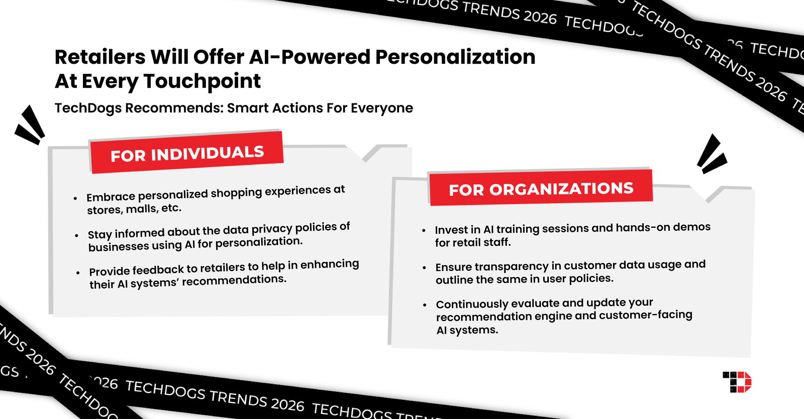TechDogs-"Trend 1: Retailers Will Offer AI-Powered Personalization At Every Touchpoint"