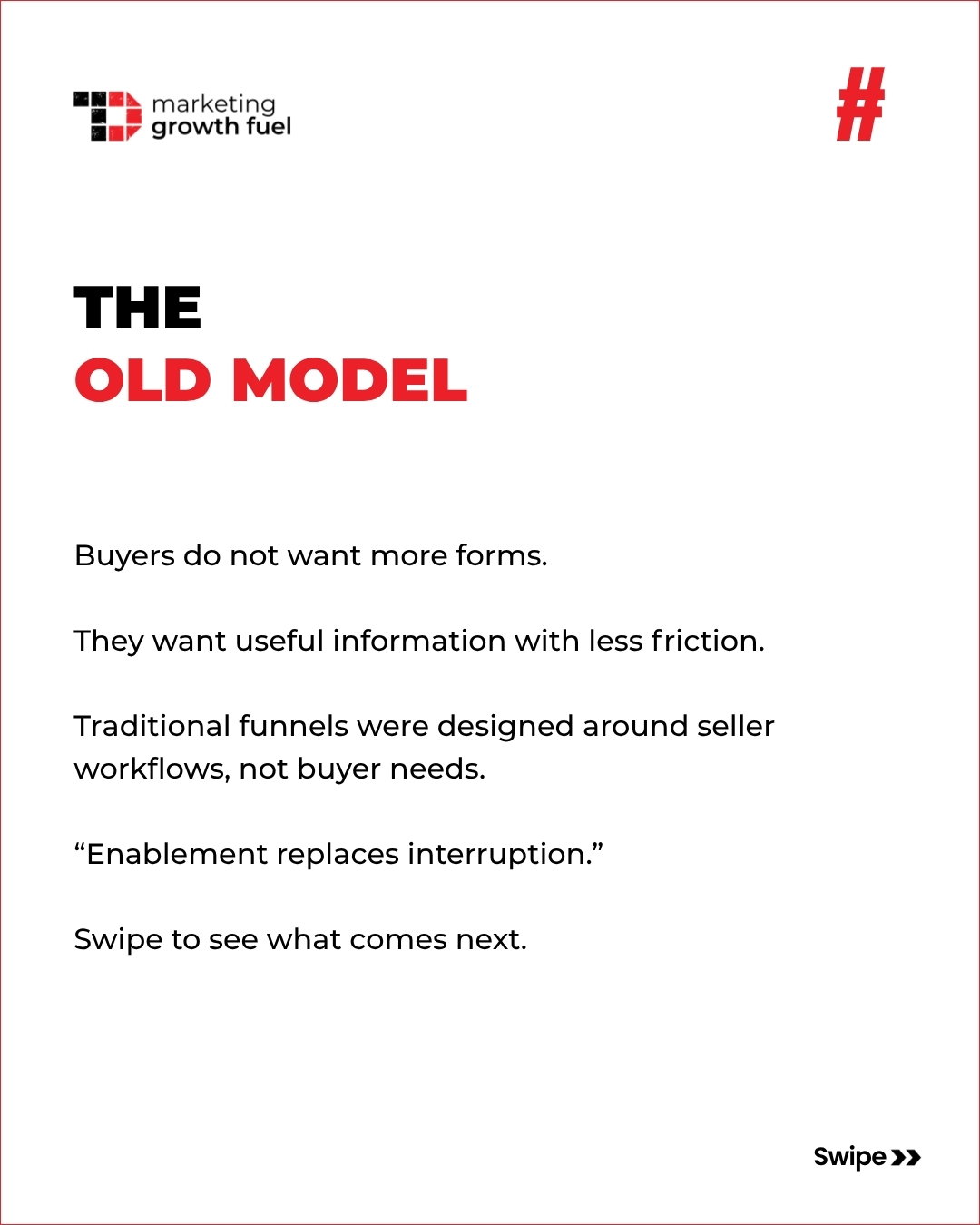 The Shift: From Lead Capture to Buyer Enablement