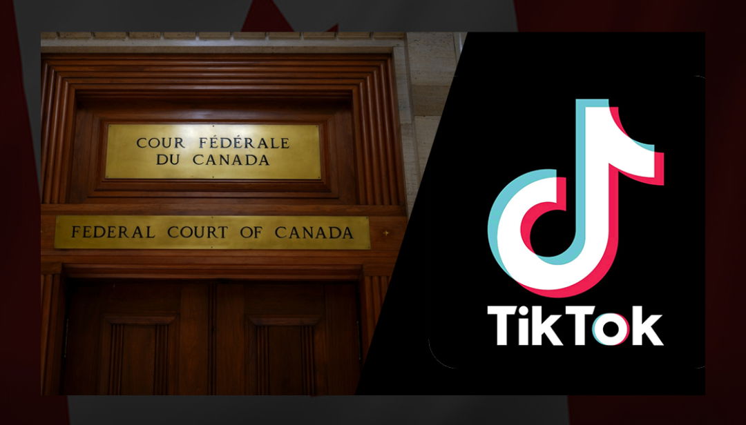 TechDogs-"An Image Of The Federal Court Of Canada And TikTok's Logo"