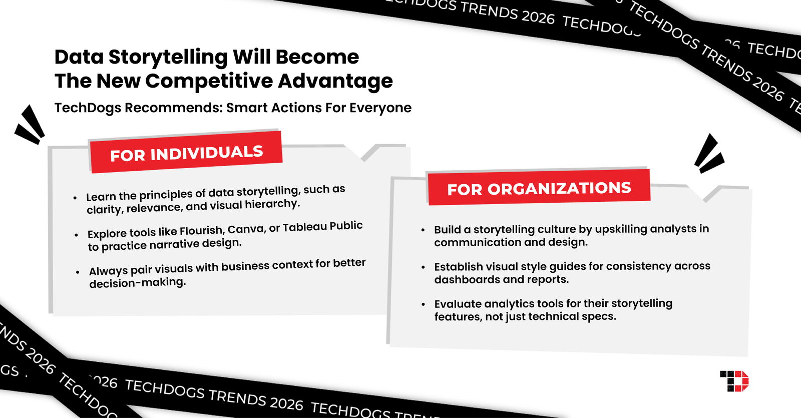 TechDogs-"Trend 5: Data Storytelling Will Become The New Competitive Advantage"