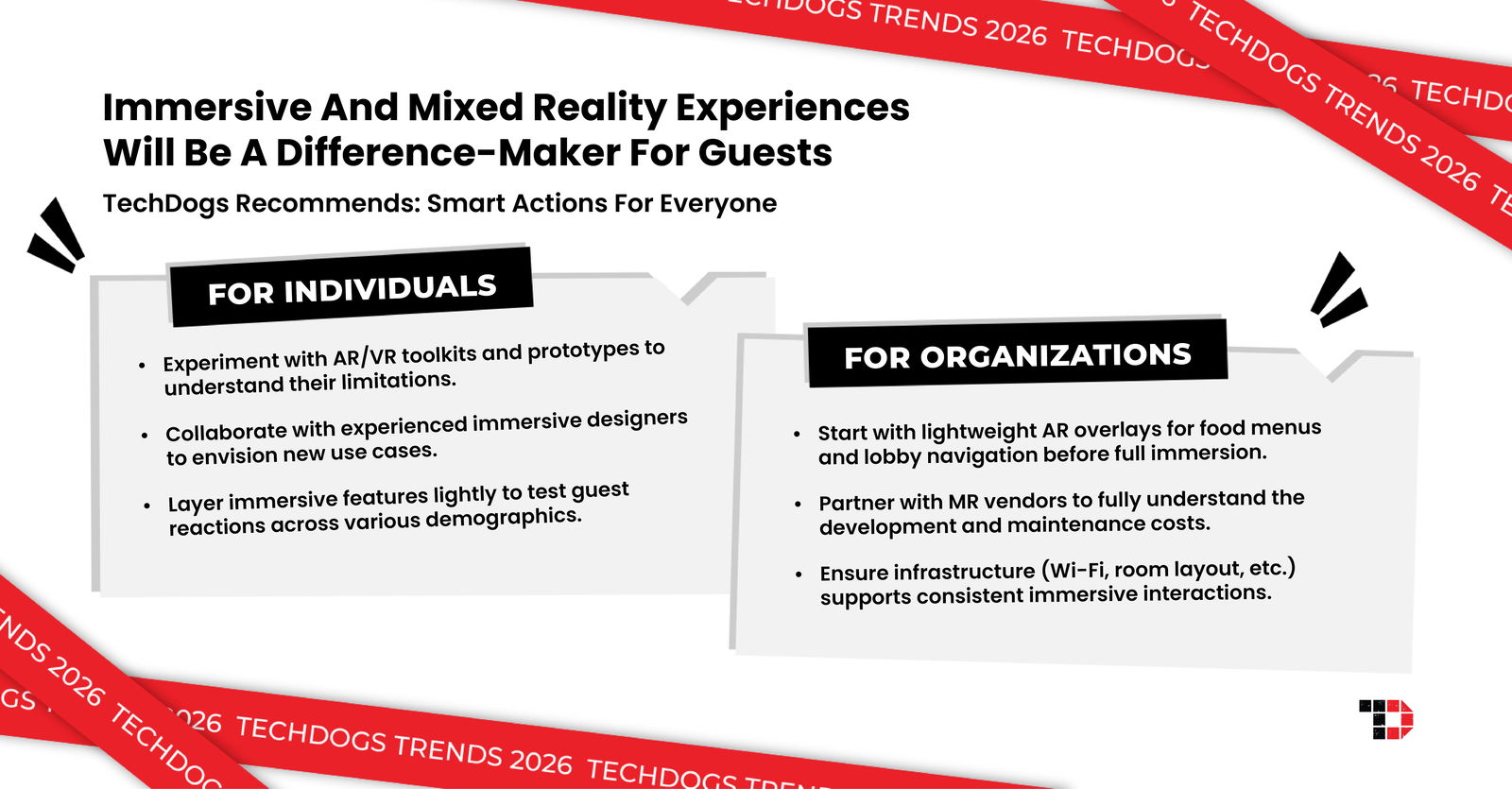 TechDogs-"Trend 4: Immersive And Mixed Reality Experiences Will Be A Difference-Maker For Guests"
