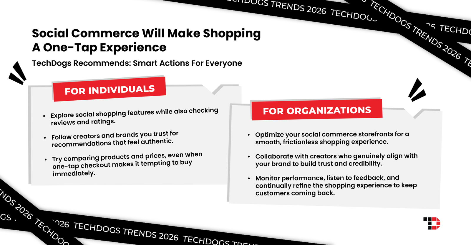 TechDogs-"Trend 5: Social Commerce Will Make Shopping A One-Tap Experience"