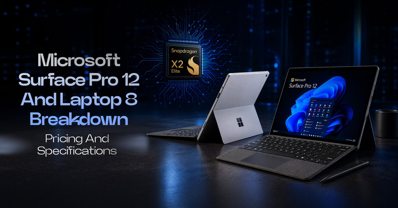TechDogs-"Microsoft Surface Pro 12 And Laptop 8 Breakdown: Pricing And Specifications"