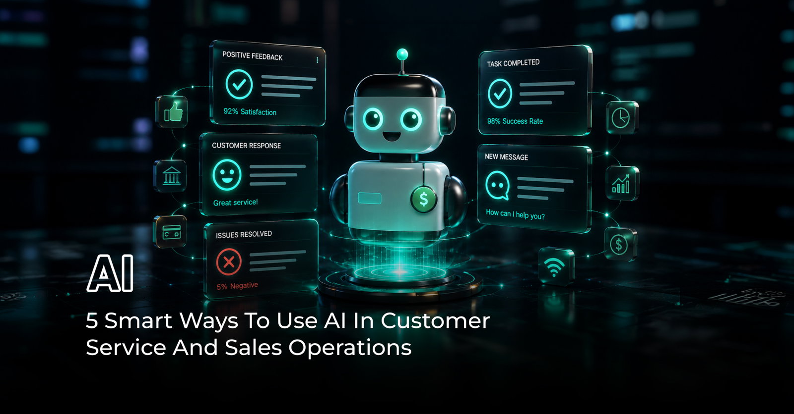 TechDogs-"5 Smart Ways To Use AI In Customer Service And Sales Operations" TechDogs-"5 Smart Ways To Use AI In Customer Service And Sales Operations"