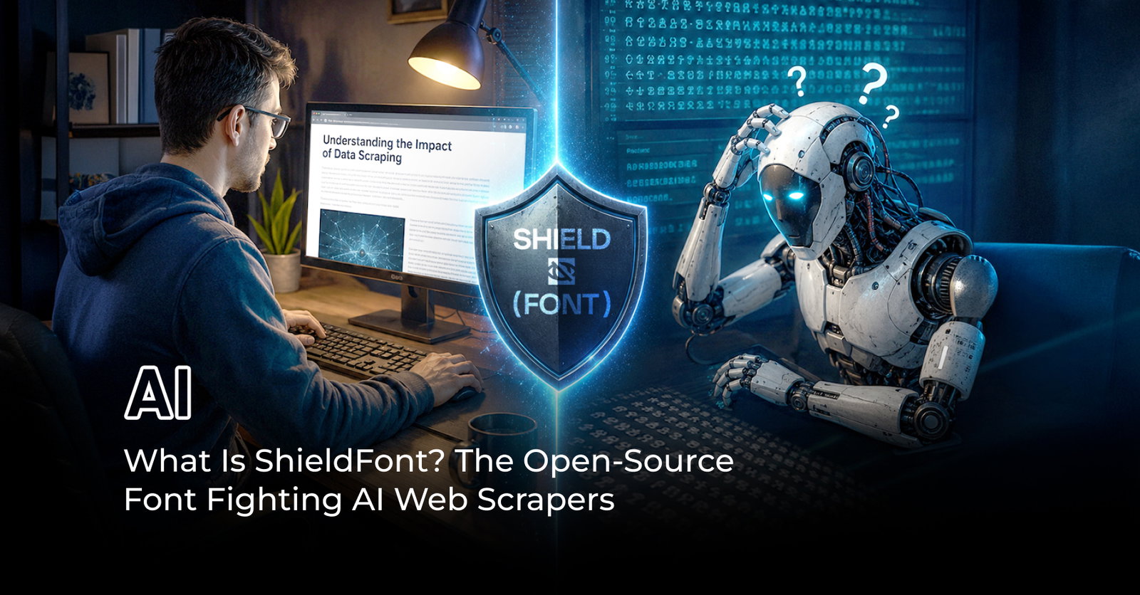 TechDogs-"What Is ShieldFont? The Open-Source Anti-AI Scraping Font" TechDogs-"What Is ShieldFont? The Open-Source Anti-AI Scraping Font"