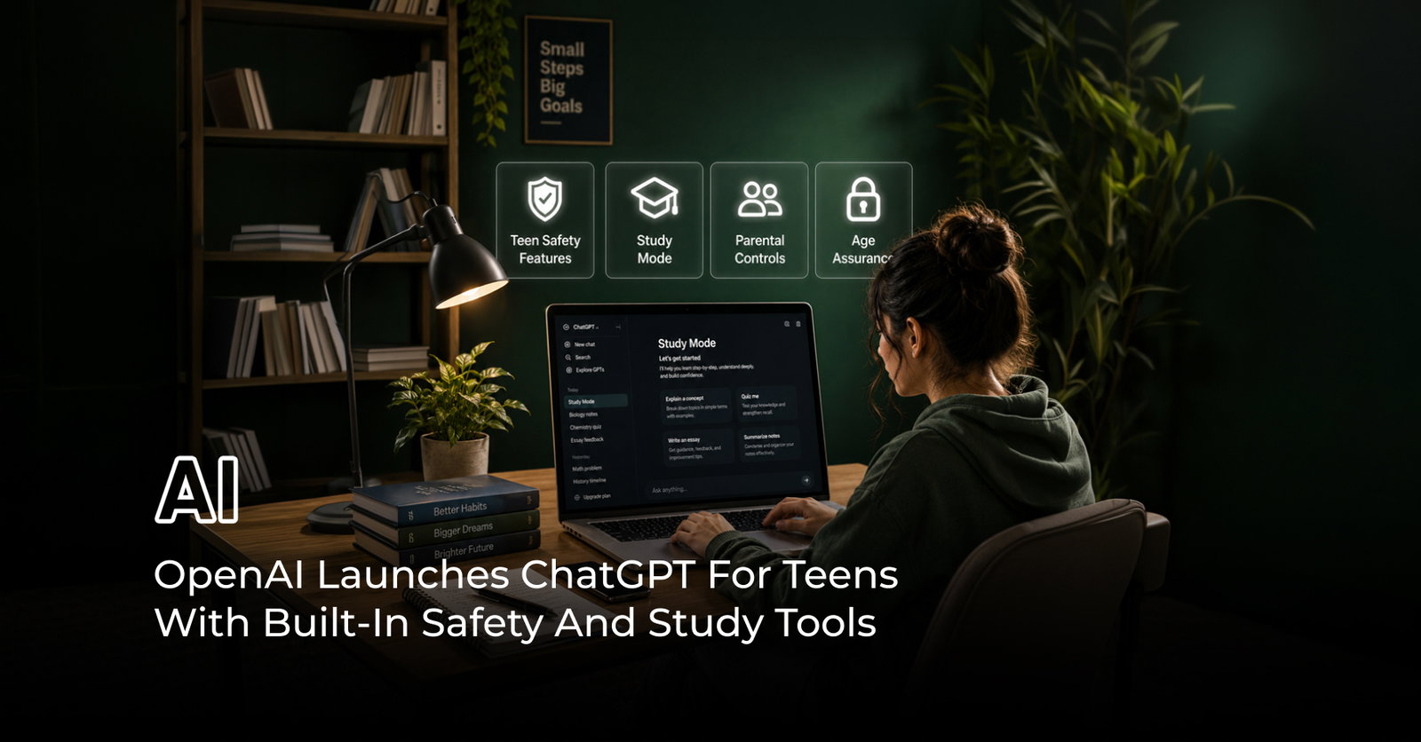 TechDogs-"OpenAI Launches ChatGPT For Teens With Built-In Safety And Study Tools" TechDogs-"OpenAI Launches ChatGPT For Teens With Built-In Safety And Study Tools"