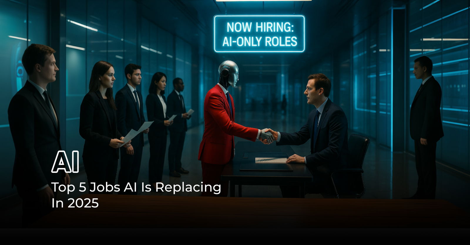 TechDogs-"Top 5 Jobs AI Is Replacing In 2025" TechDogs-"Top 5 Jobs AI Is Replacing In 2025"