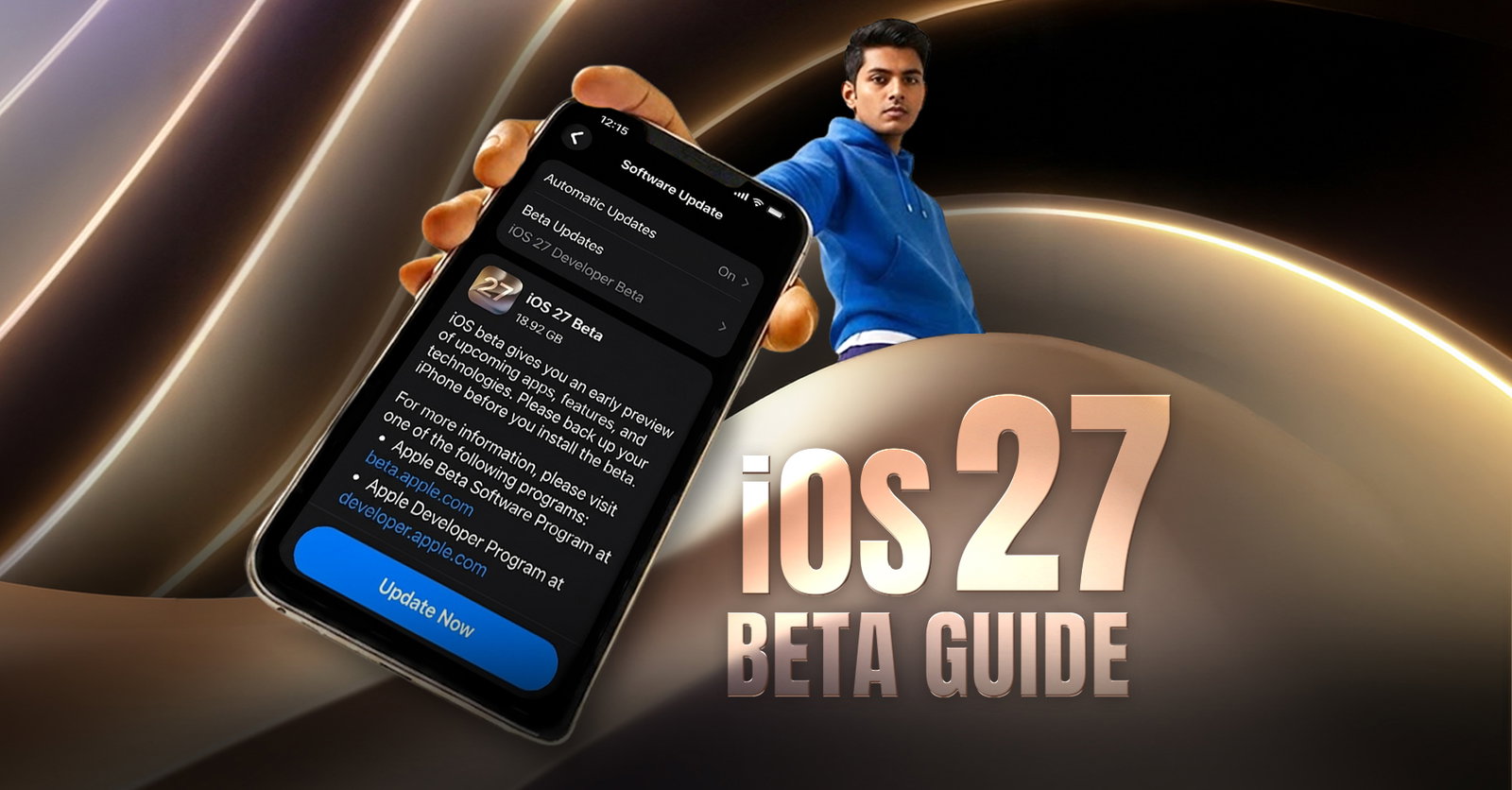 TechDogs-"iOS 27 Beta Guide: How To Get On Your iPhone" TechDogs-"iOS 27 Beta Guide: How To Get On Your iPhone"