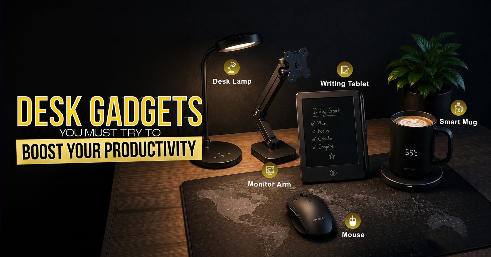 TechDogs-"10 Desk Gadgets You Must Try To Boost Your Productivity " TechDogs-"10 Desk Gadgets You Must Try To Boost Your Productivity "